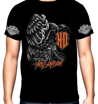 Harley Davidson, men's  t-shirt, 100% cotton, S to 5XL